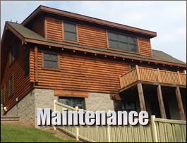  Fleetwood, North Carolina Log Home Maintenance